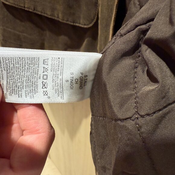 Brand New Never Worn Waxed Canvas Barn Jacket - Gap - Size Small Tall - Picture 4 of 4